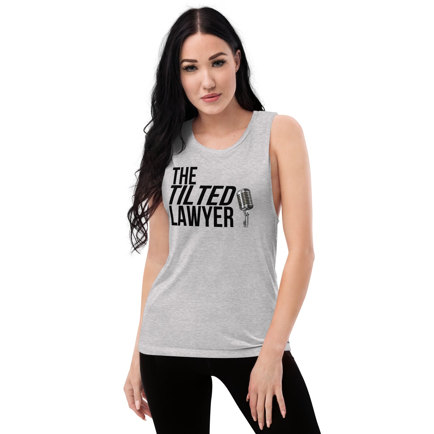 The Tilted Lawyer Logo Ladies’ Muscle Tank