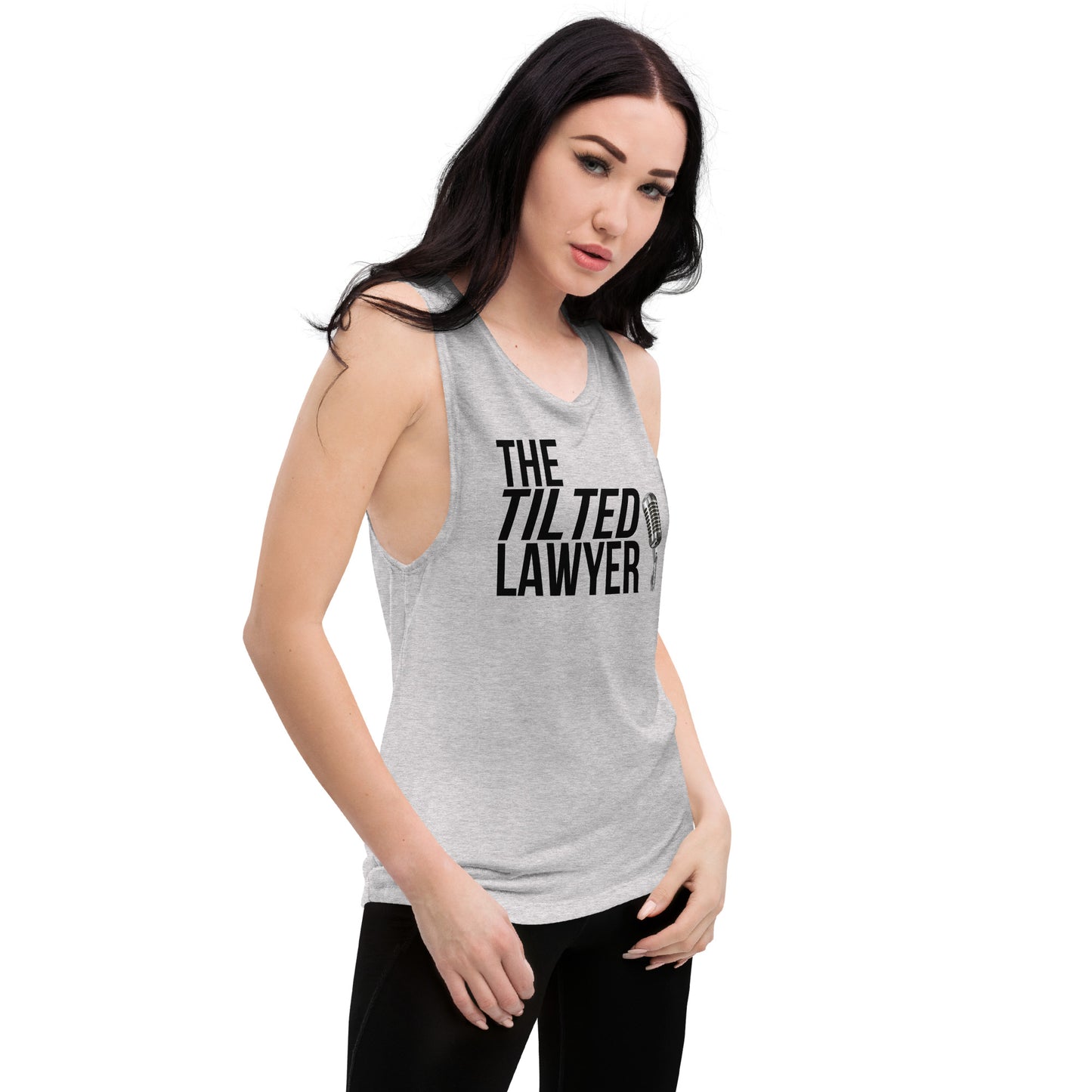 The Tilted Lawyer Logo Ladies’ Muscle Tank