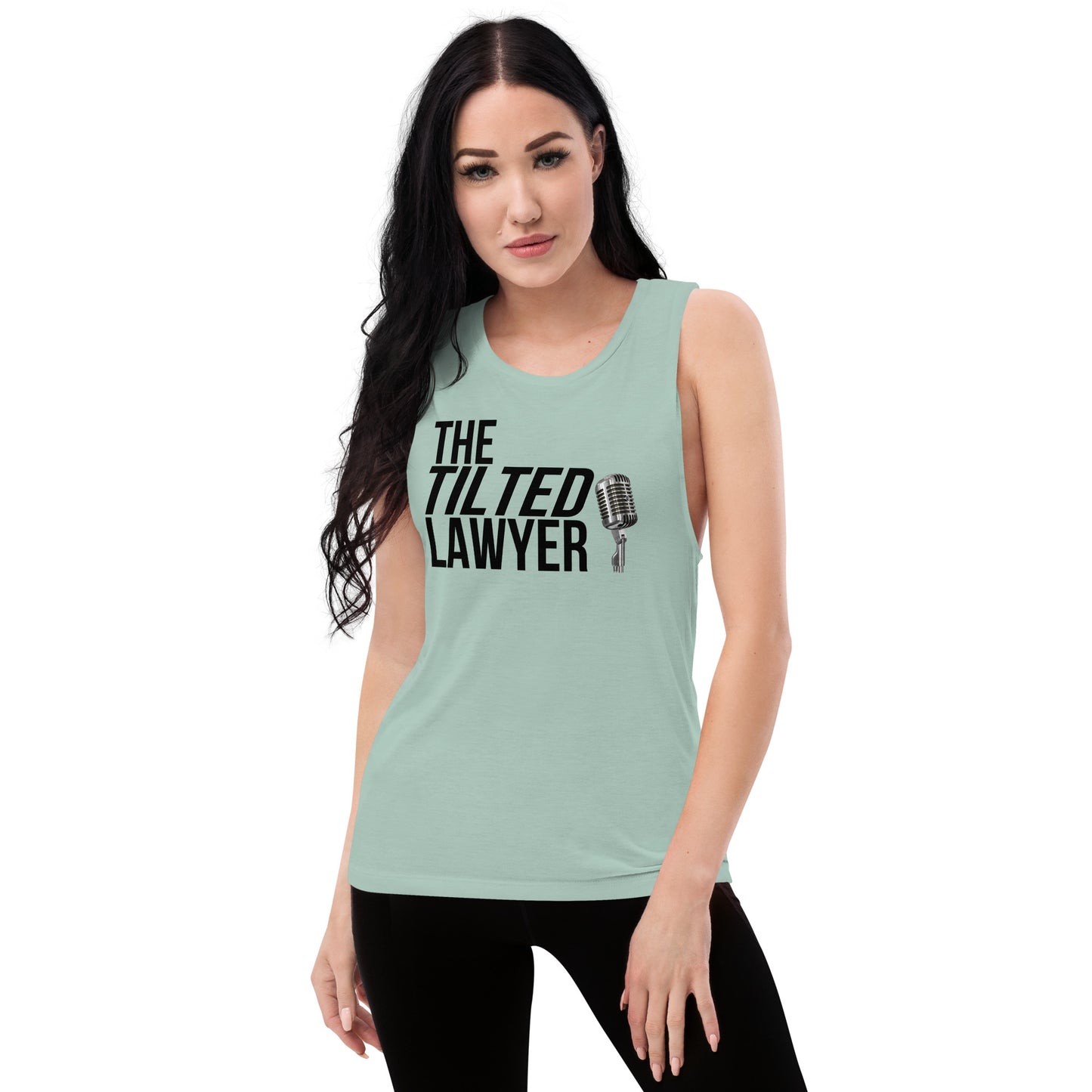 The Tilted Lawyer Logo Ladies’ Muscle Tank