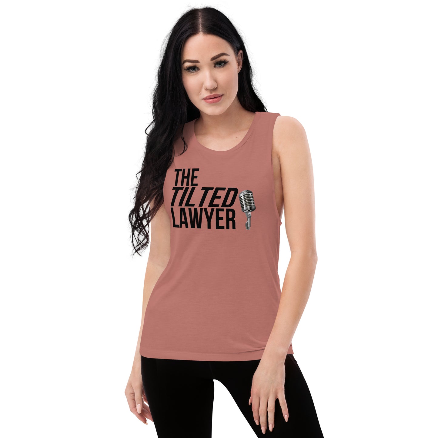 The Tilted Lawyer Logo Ladies’ Muscle Tank