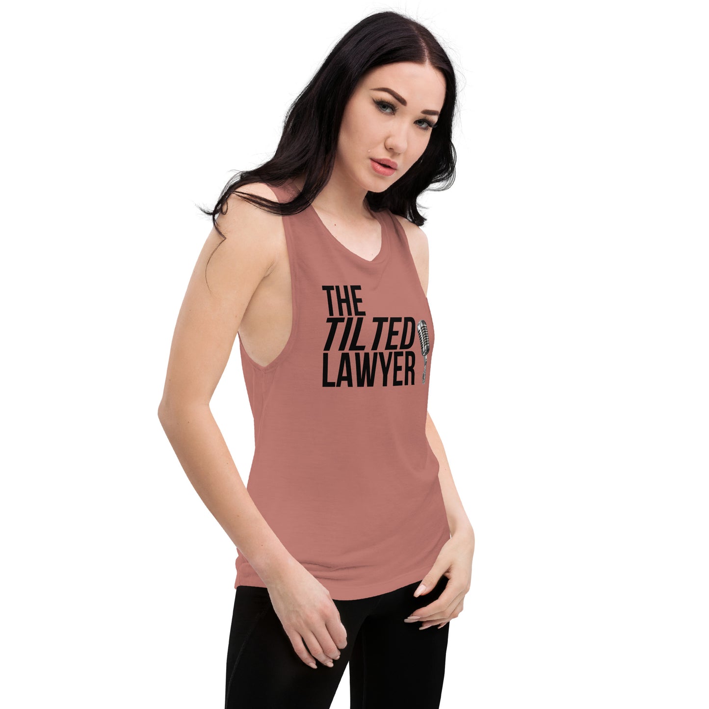 The Tilted Lawyer Logo Ladies’ Muscle Tank