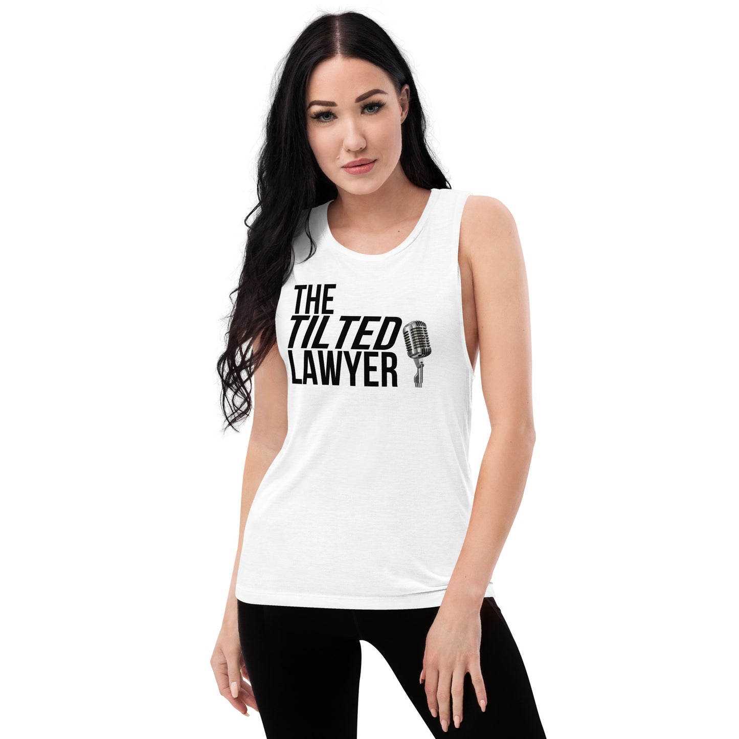 The Tilted Lawyer Logo Ladies’ Muscle Tank