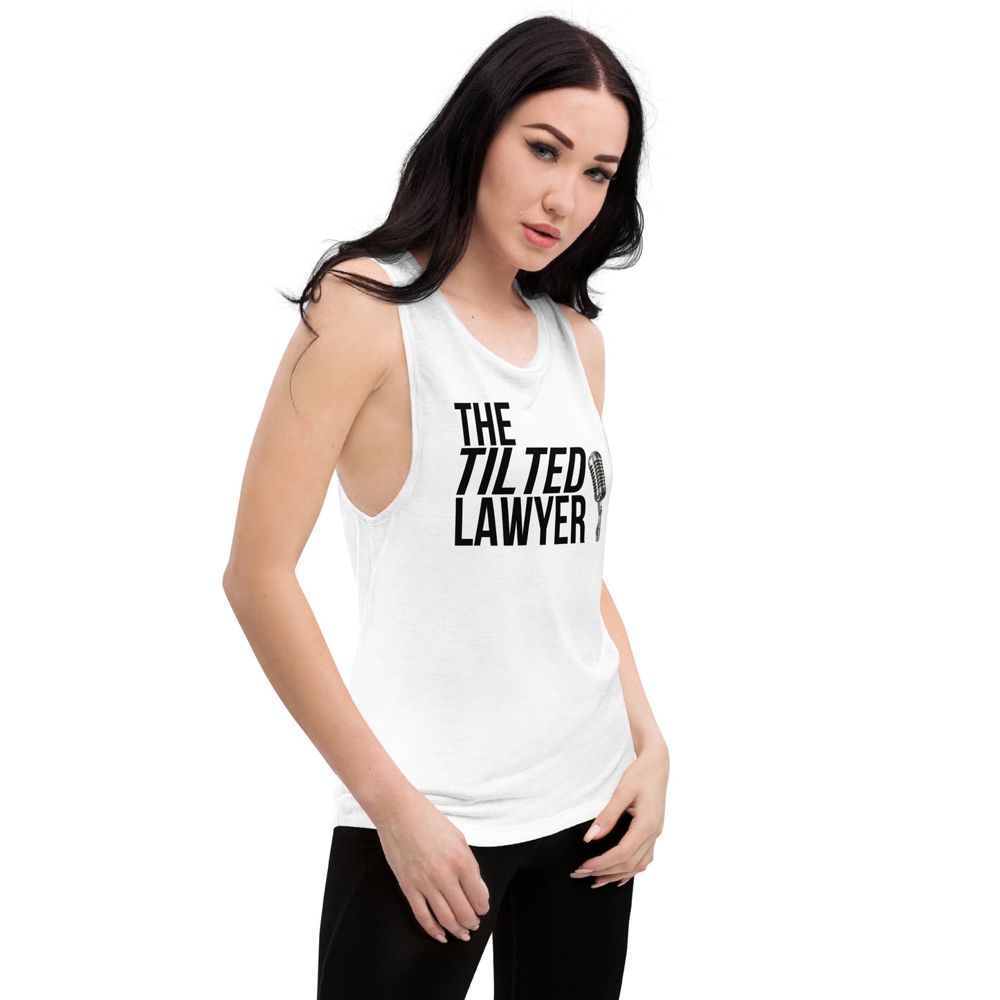 The Tilted Lawyer Logo Ladies’ Muscle Tank